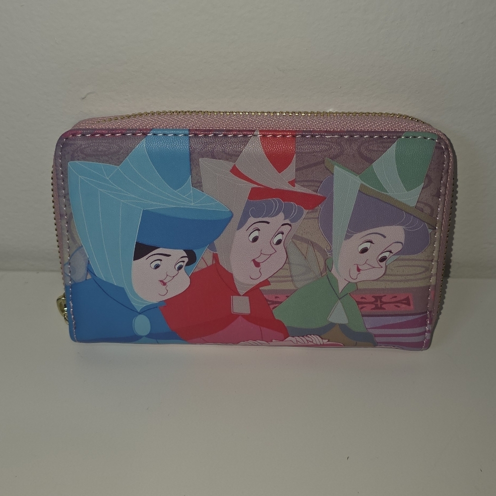 ⭐️Loungefly Disney Sleeping Beauty Crossbody Bag And Matching Wallet - Picture 14 of 15